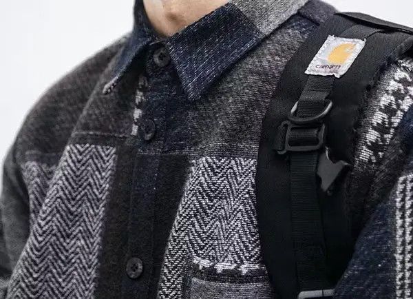 Other Fujimori x Meifa Patchwork Shirt Jacket Size US L / EU 52-54 / 3 - 2 Thumbnail
