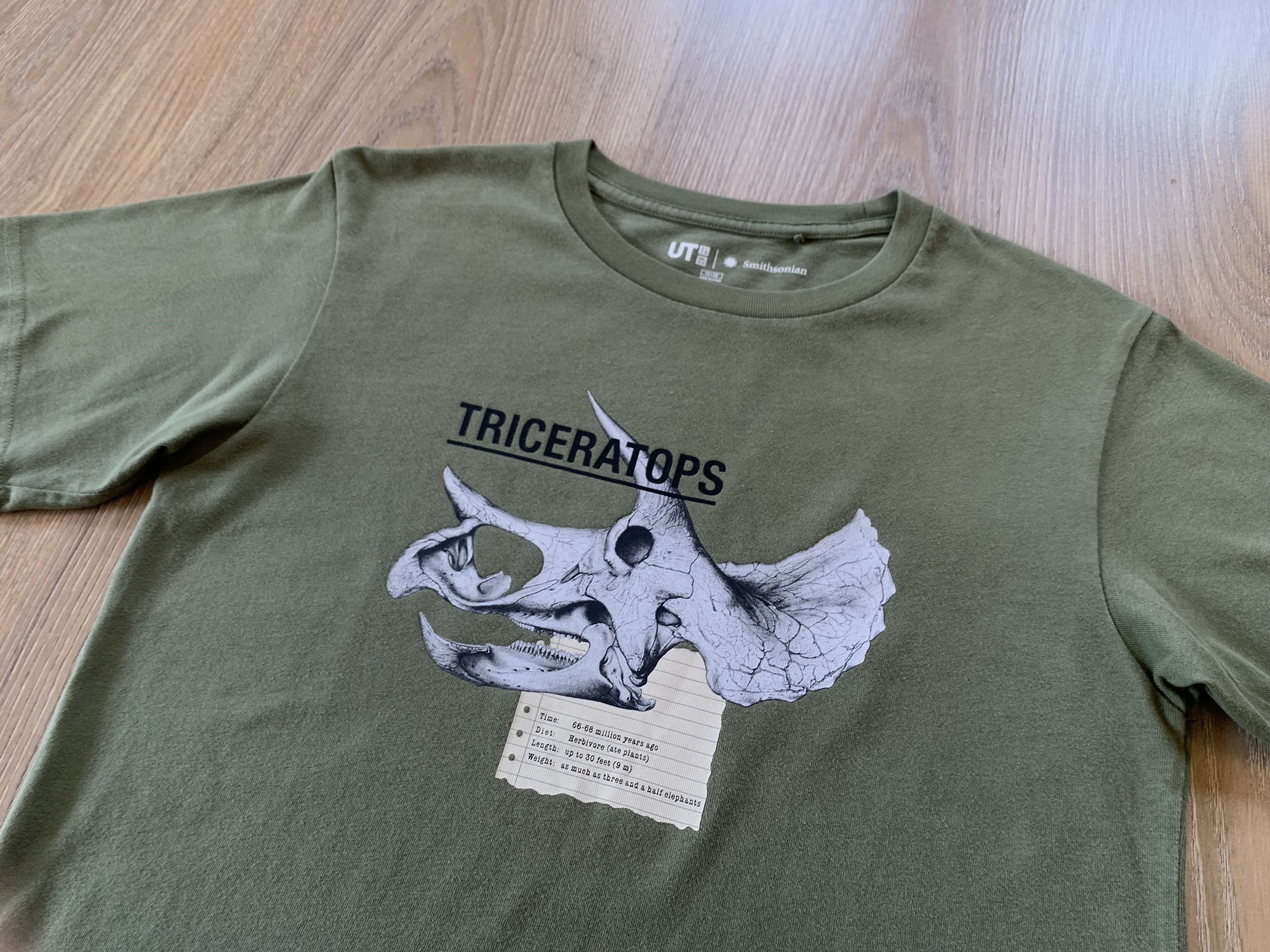 Uniqlo Uniqlo Triceratops Kids Printed T-Shirt Size US XXS / EU 40 - 4 Thumbnail