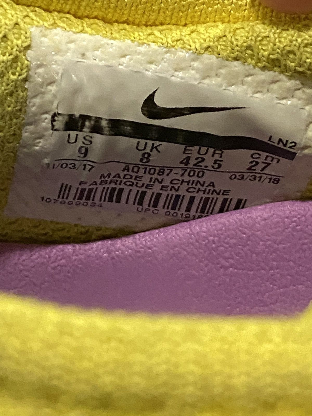 Nike Nike Kobe AD NXT 360 “Yellow Strike” Size US 9 / EU 42 - 7 Thumbnail