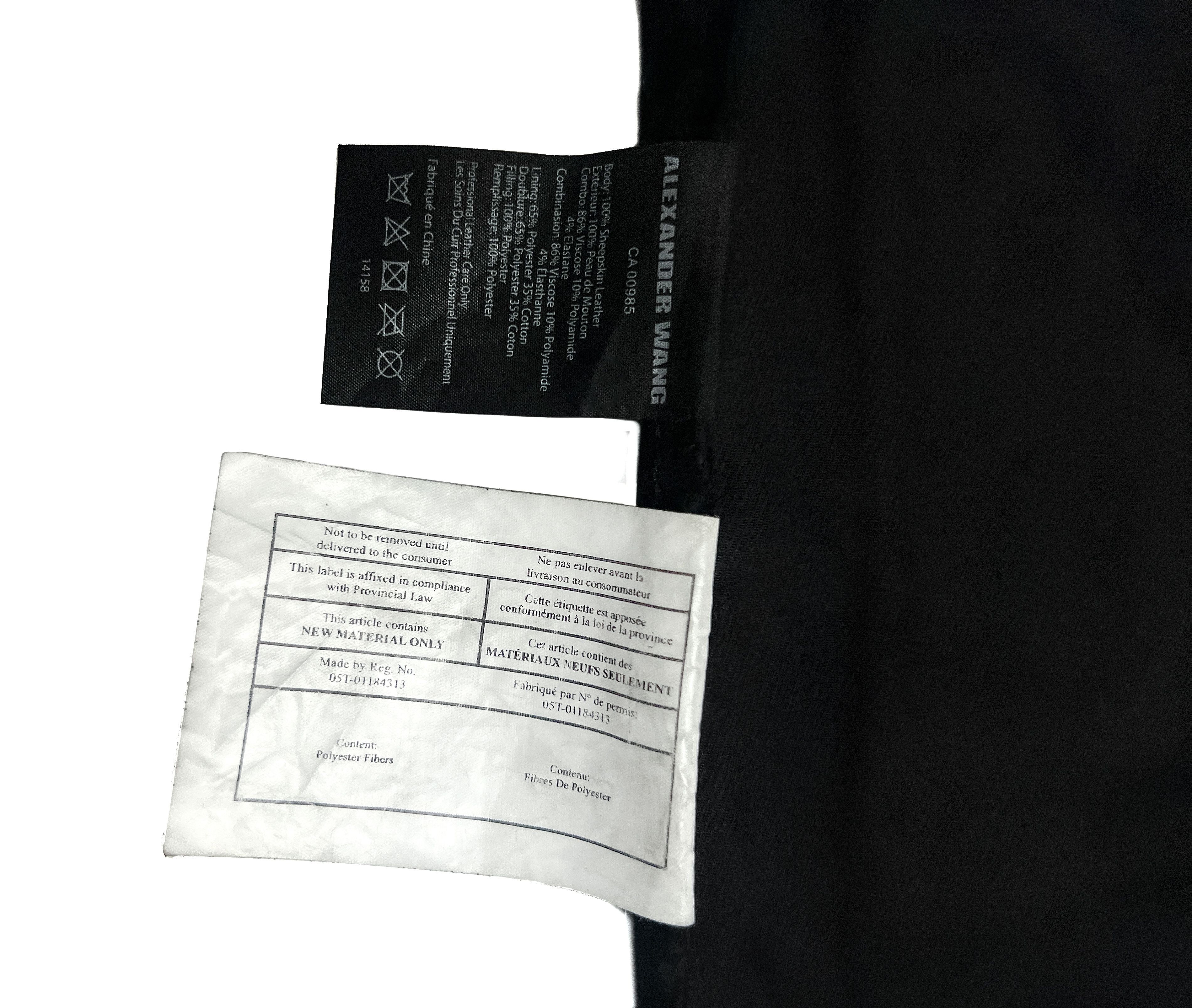 Alexander Wang ALEXANDER WANG LEATHER MOTO PANTS Size 30" / US 8 / IT 44 - 5 Thumbnail