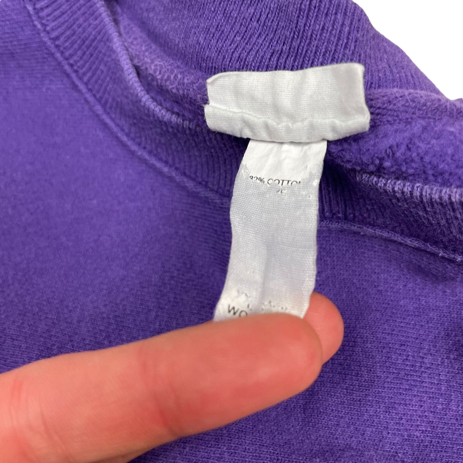 Champion × Vintage Champion Furman Women's Purple Crew Neck Sweatshirt Small Size S / US 4 / IT 40 - 8 Thumbnail