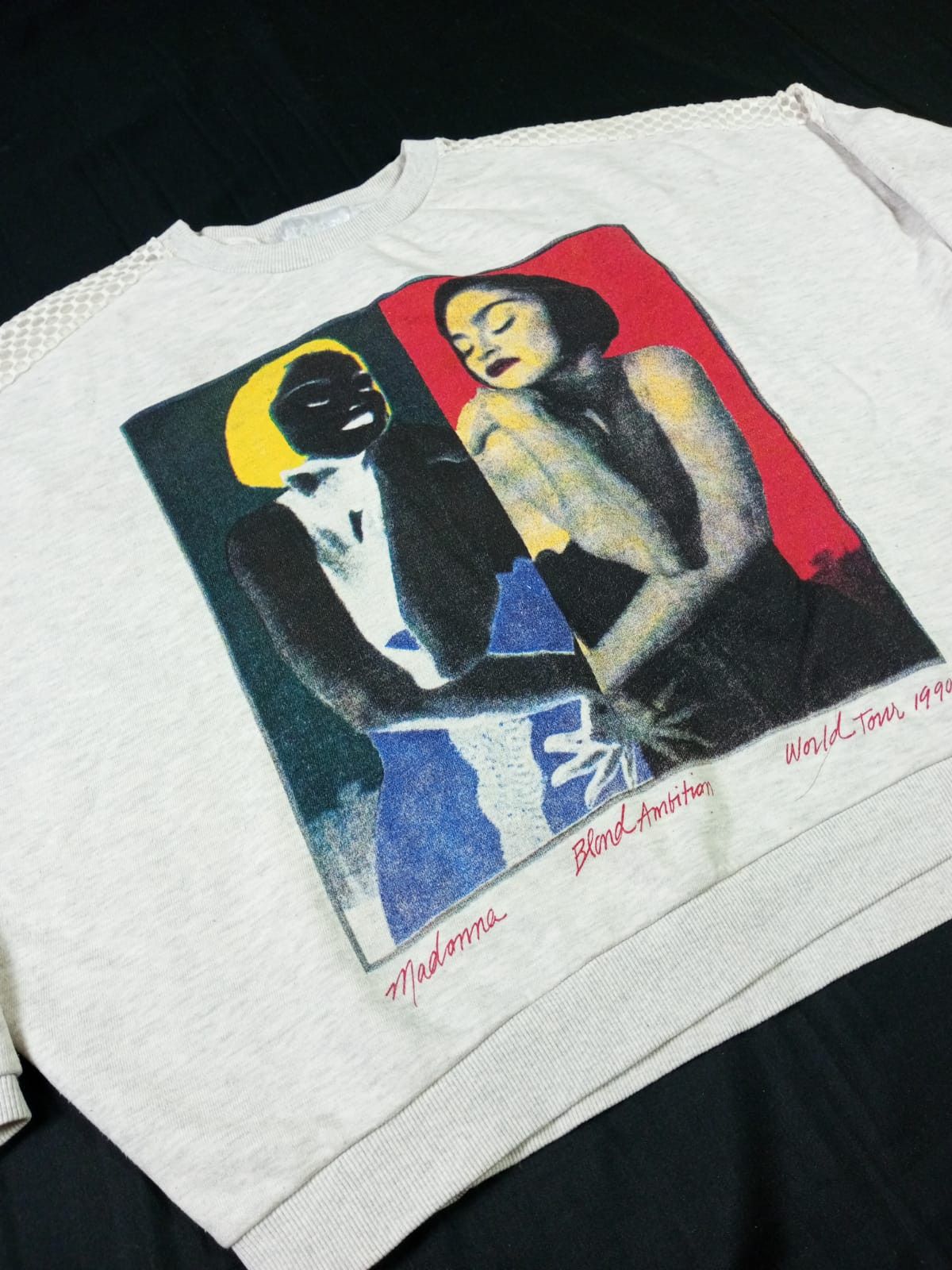 Band Tees × Japanese Brand × Vintage Vintage Madonna Blond Ambition 1990 Tour Promo Shirt Size XL / US 12-14 / IT 48-50 - 5 Thumbnail