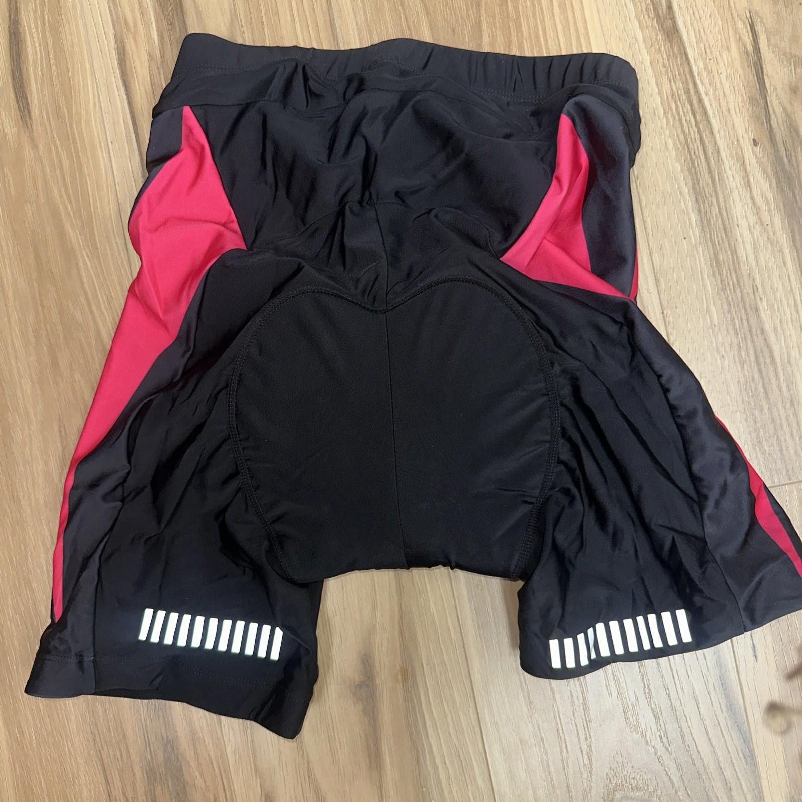 Other Nooyme Cycling Shorts Womens M Black Pink Blend Padded Size ONE SIZE - 5 Thumbnail
