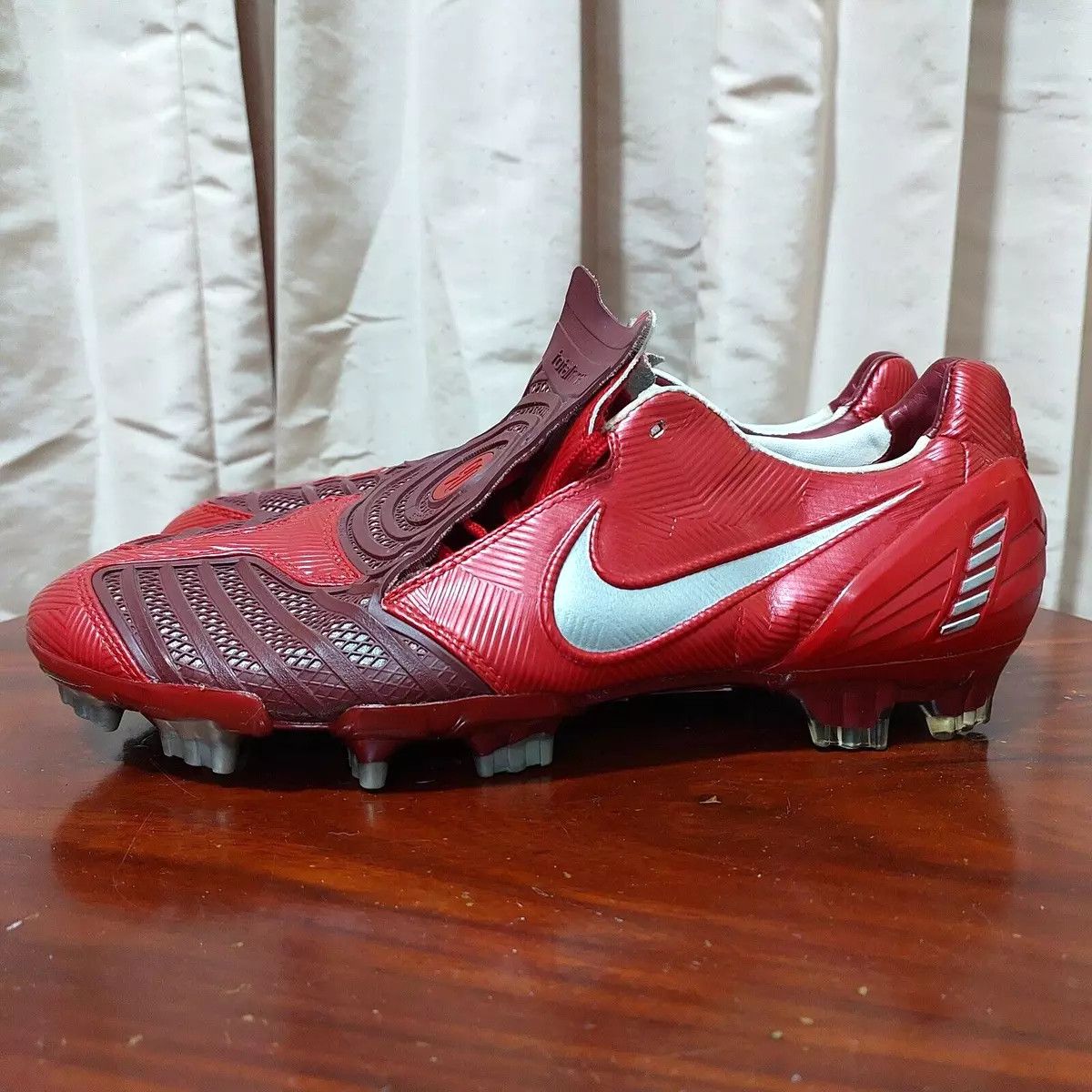 Nike T90 Laser II Elite FG Red 318793-606 Us10 Uk9 28CM RARE!!! Size US 9 / EU 42 - 7 Thumbnail