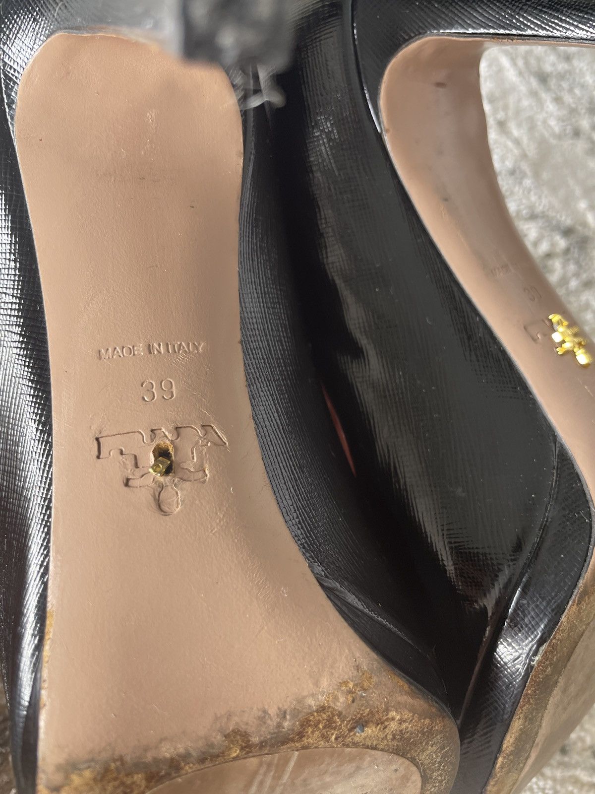 Prada prada shiny leather heel Size US 8.5 / IT 38.5 - 5 Thumbnail