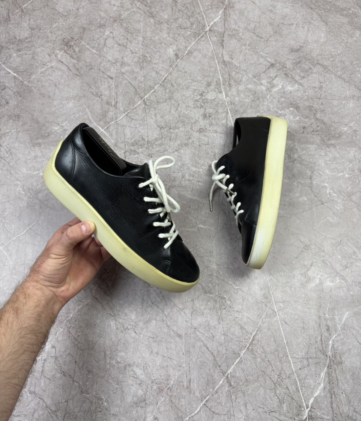 The Last Conspiracy The Last Conspiracy x Ecco Black Leather low-top Sneakers 41 Size US 8 / EU 41 - 1 Thumbnail