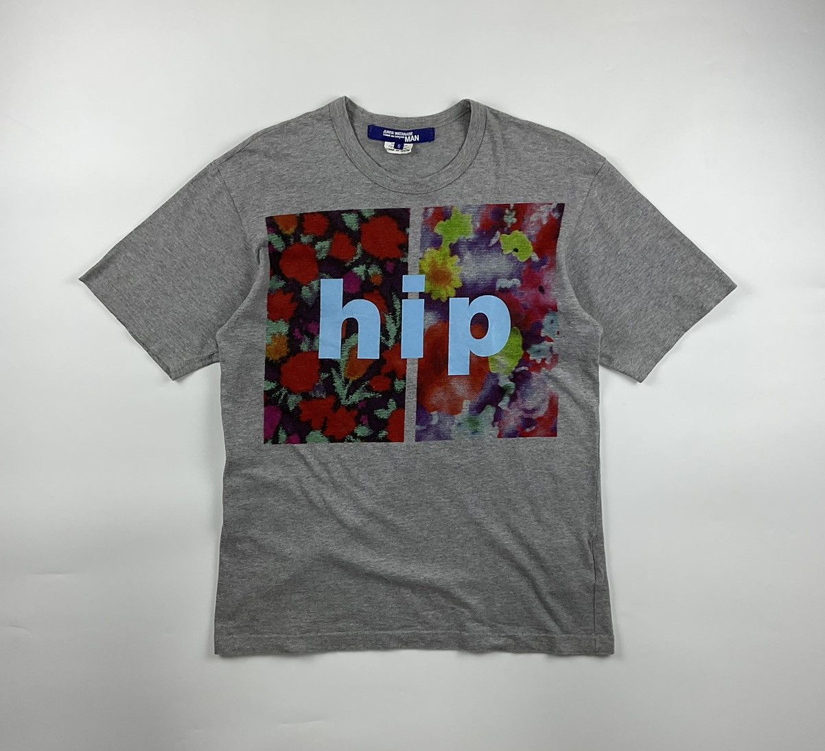 Image of Junya Watanabe Ad2001 Hip Tee in Grey, Men's (Size Small)