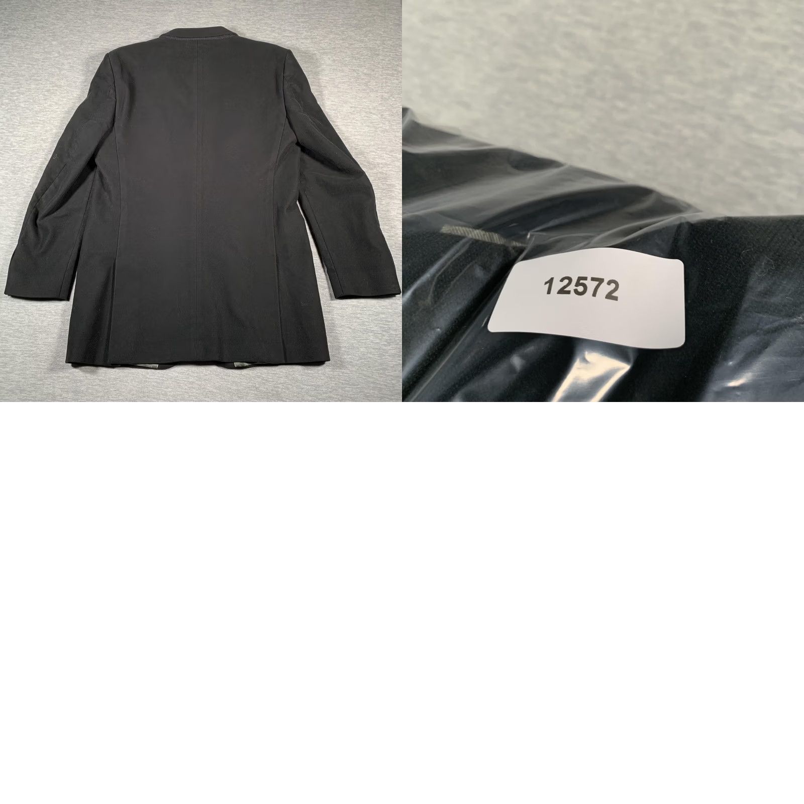 Banana Republic Banana Republic Blazer Mens 42L Black Cotton Stretch Sport Coat Long Jacket Size 42R - 9 Thumbnail