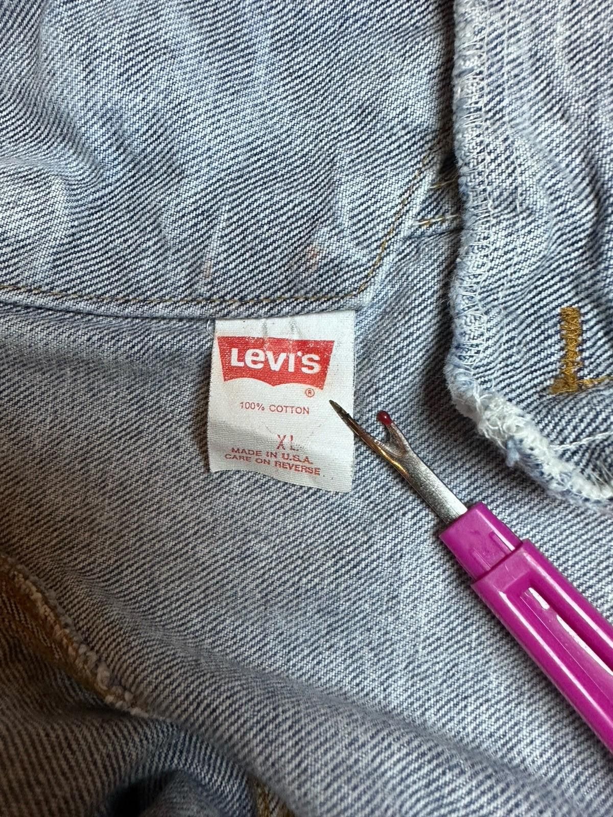 Levi's VINTAGE LEVIS ACID STONE WASHED DENIM JACKET SIZE XL USA Size US XL / EU 56 / 4 - 8 Thumbnail
