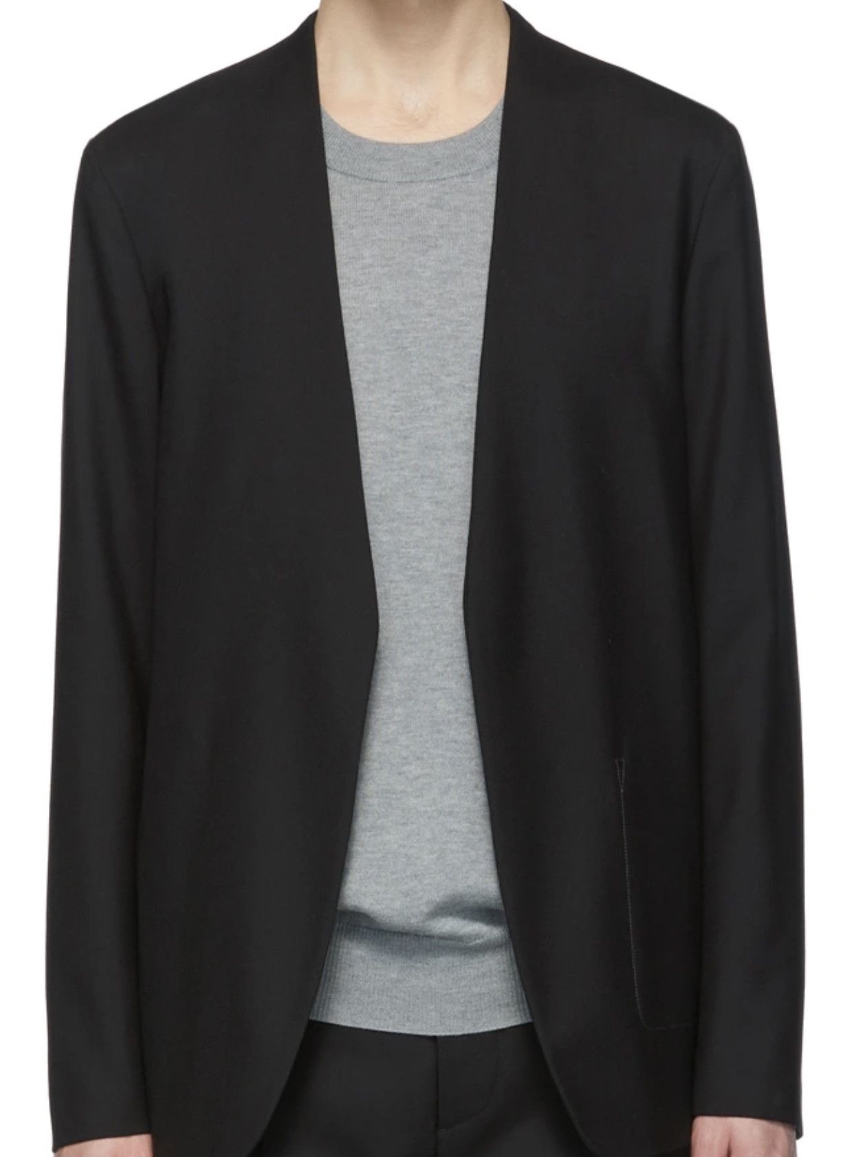 Maison Margiela Brand New Maison Martin Margiela Collarless blazer Size 50R - 1 Thumbnail