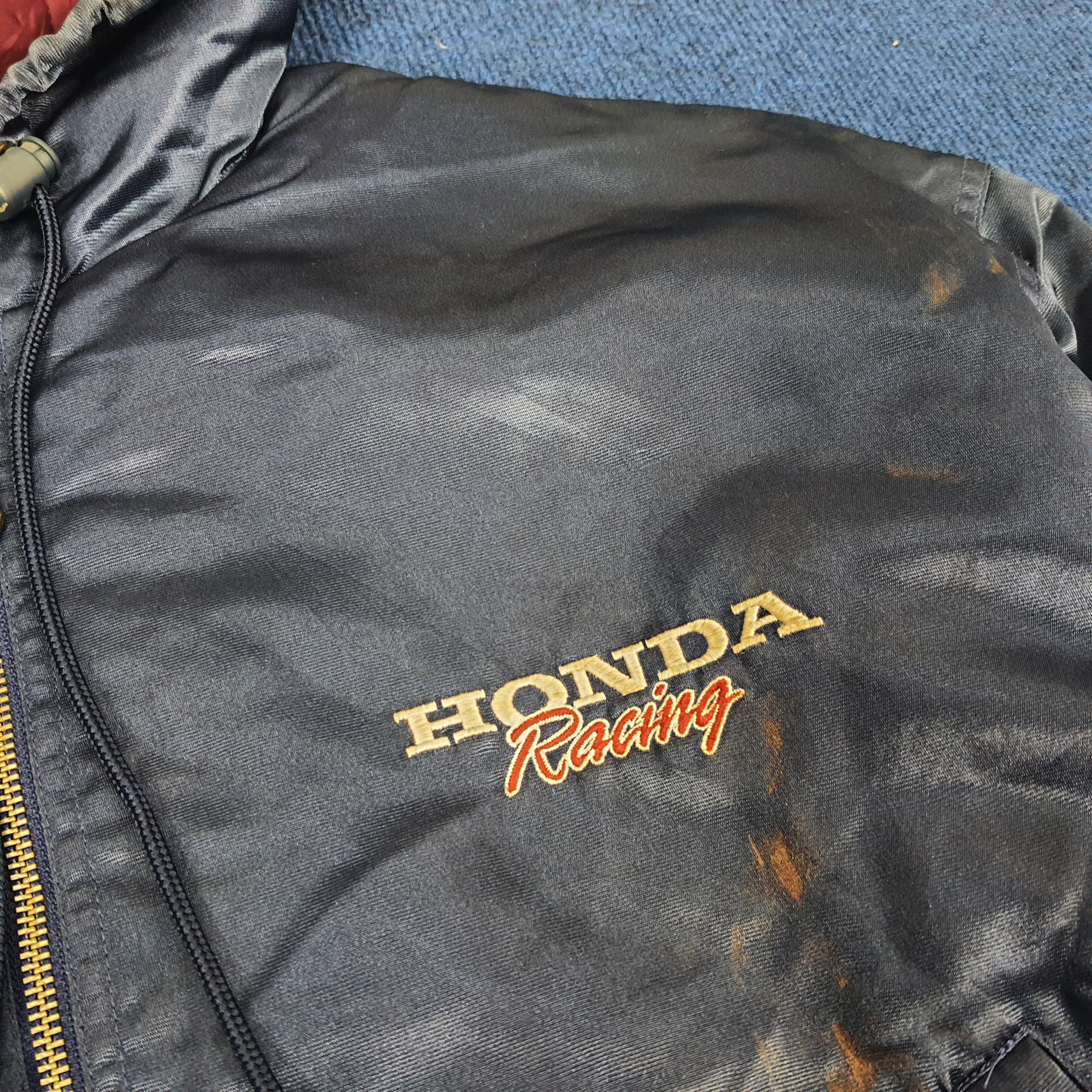 Honda × Vintage Vintage HONDA Racing US Motorsports Japanese Brand Jacket Size US XL / EU 56 / 4 - 4 Thumbnail