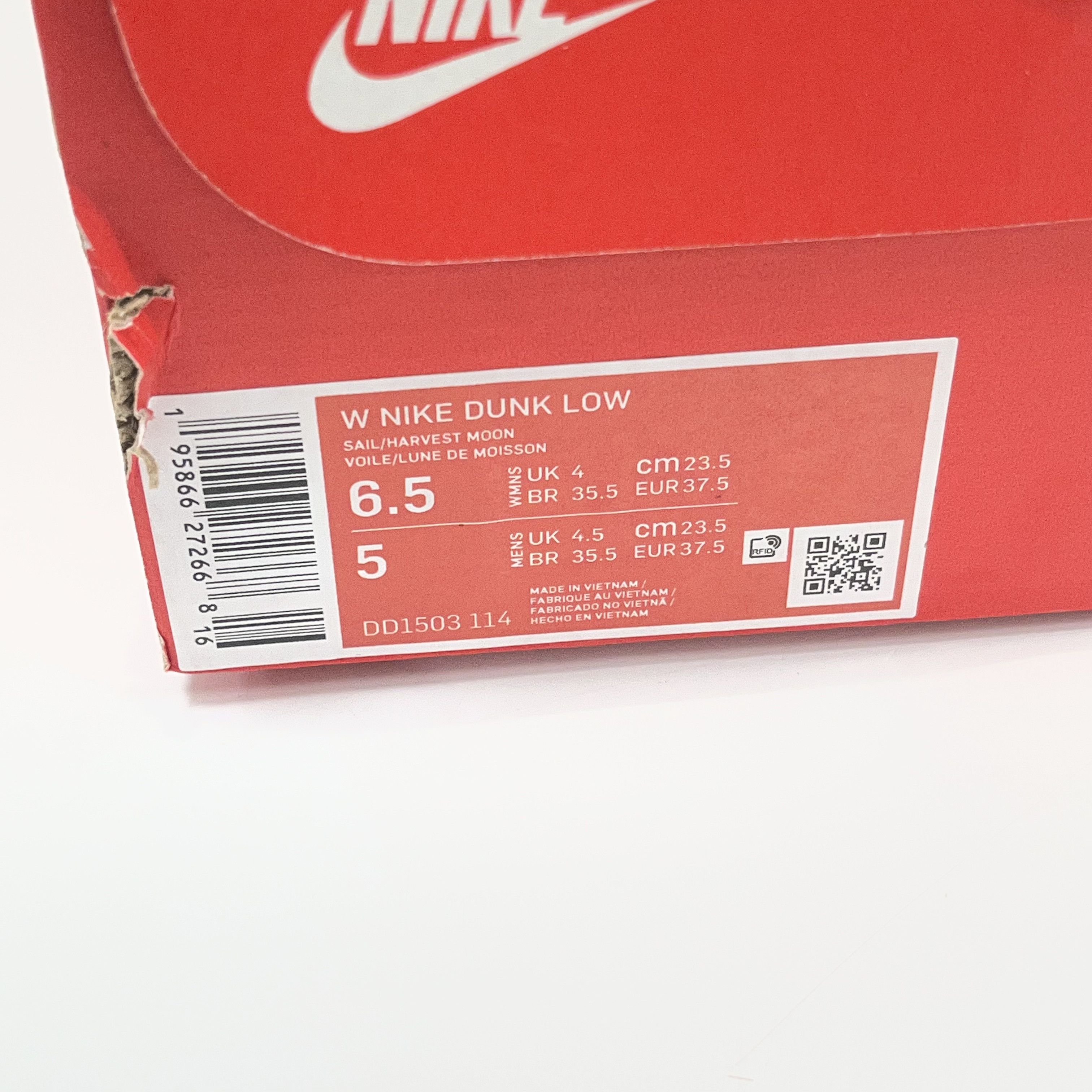 Nike Nike Dunk Low Harvest Moon (W) Size US 6.5 / EU 39-40 - 7 Thumbnail
