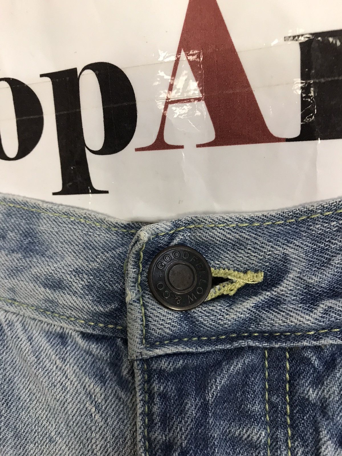 Japanese Brand × Vintage Vintage Goodfellow Selvedge Distressed Denim Jeans Size US 32 / EU 48 - 12 Thumbnail