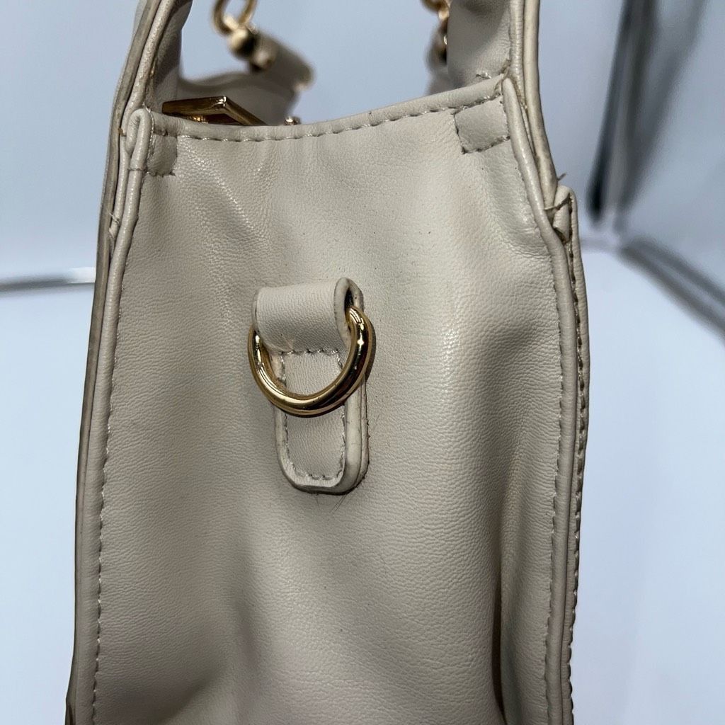 Bebe Bebe Stud Micro Shopper with Unbranded Gold Chain Crossbody Size ONE SIZE - 3 Thumbnail