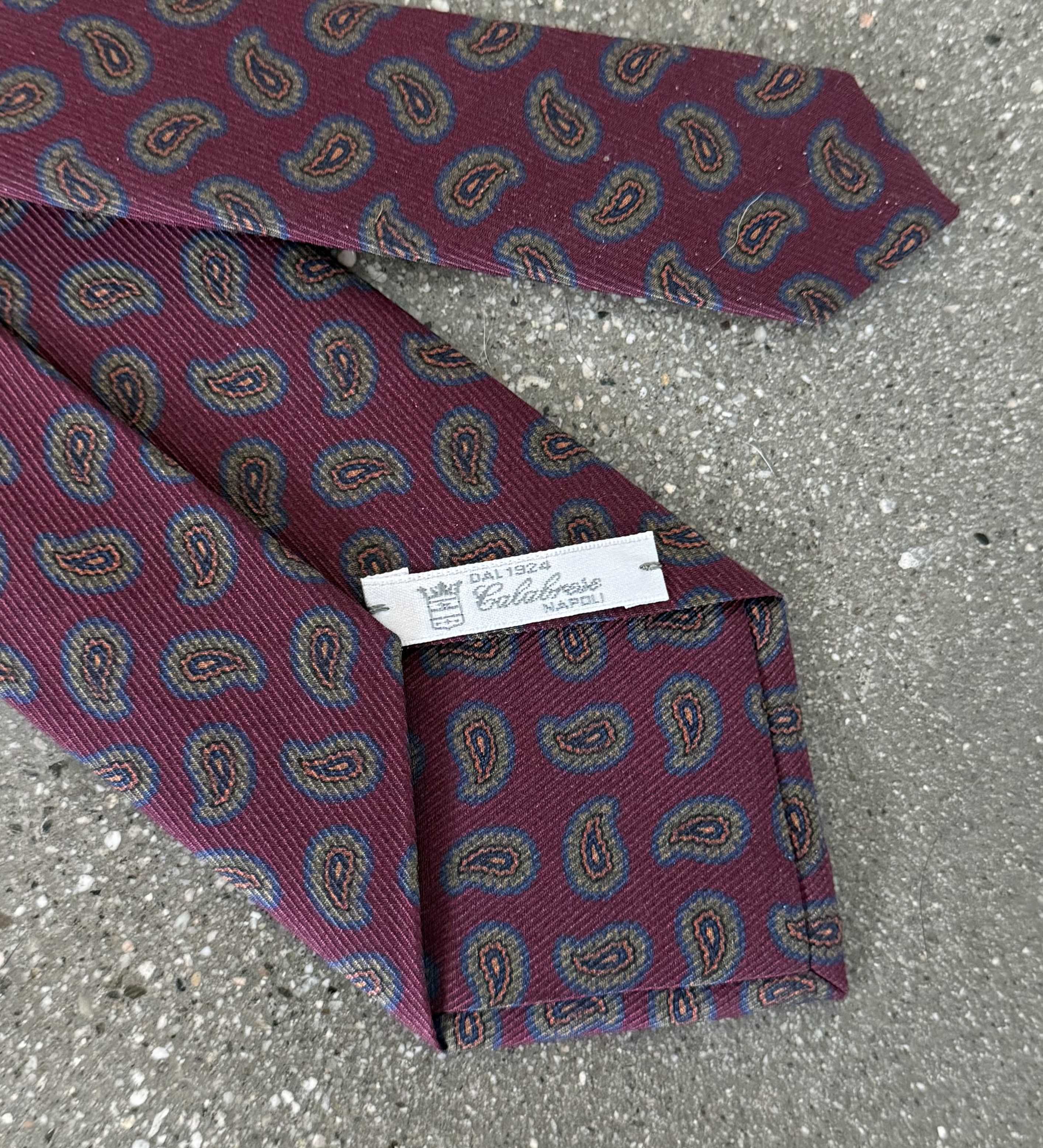 Calabrese Silk Twill Tie Size ONE SIZE - 4 Thumbnail