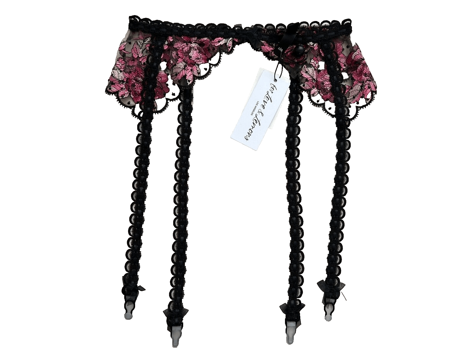 for love and lemons garter belt For Love and lemons vibrant embroidered hearts bows garter belt XL
