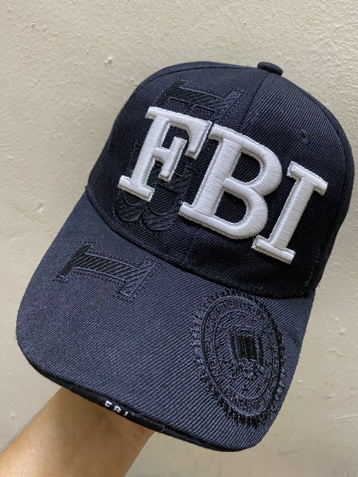 FBI black hat vintage y2k streetwear cap