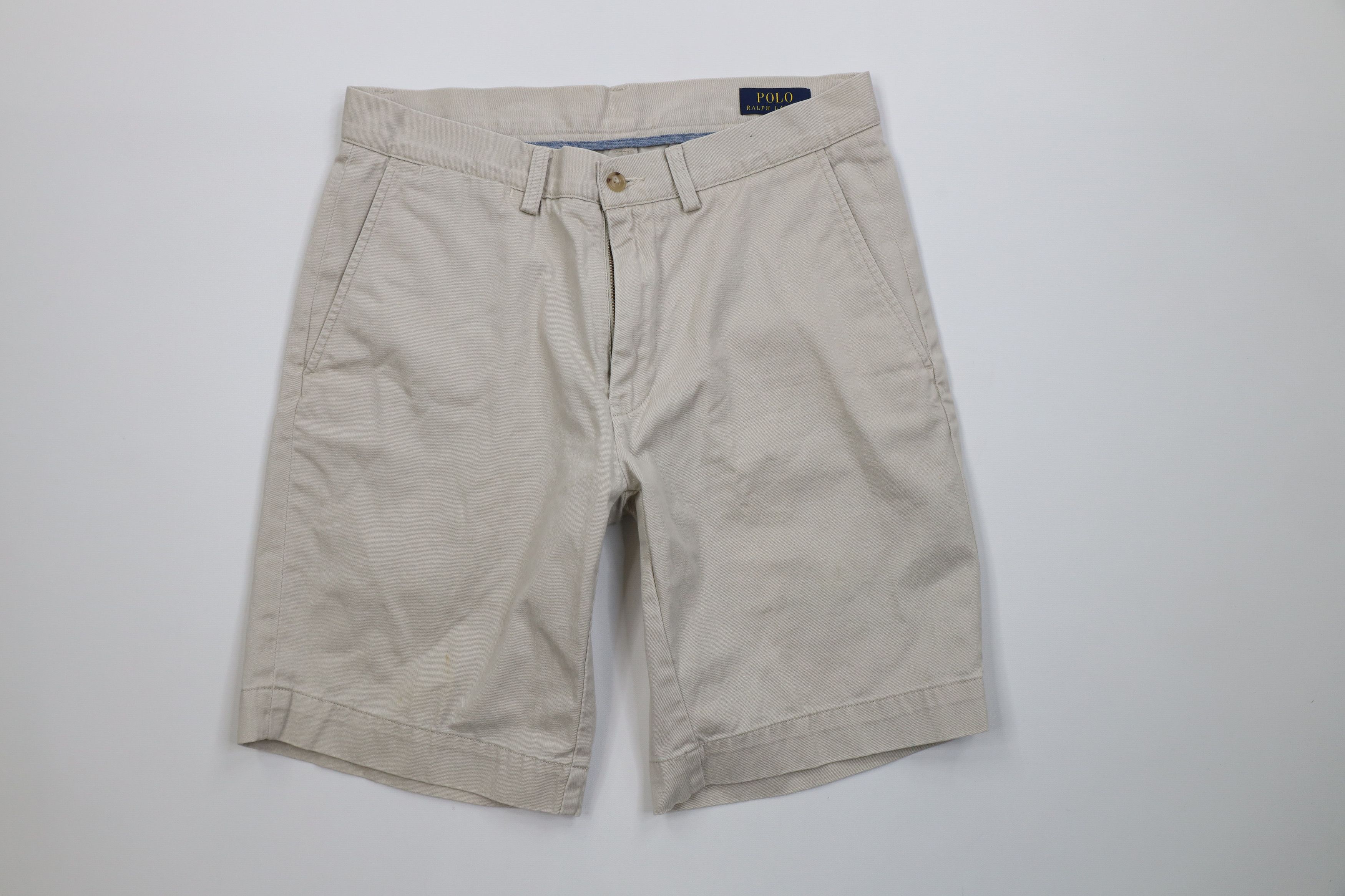 Polo Ralph Lauren Vintage Ralph Lauren Fit Above Knee Chino Shorts Beige Size US 30 / EU 46 - 1 Thumbnail
