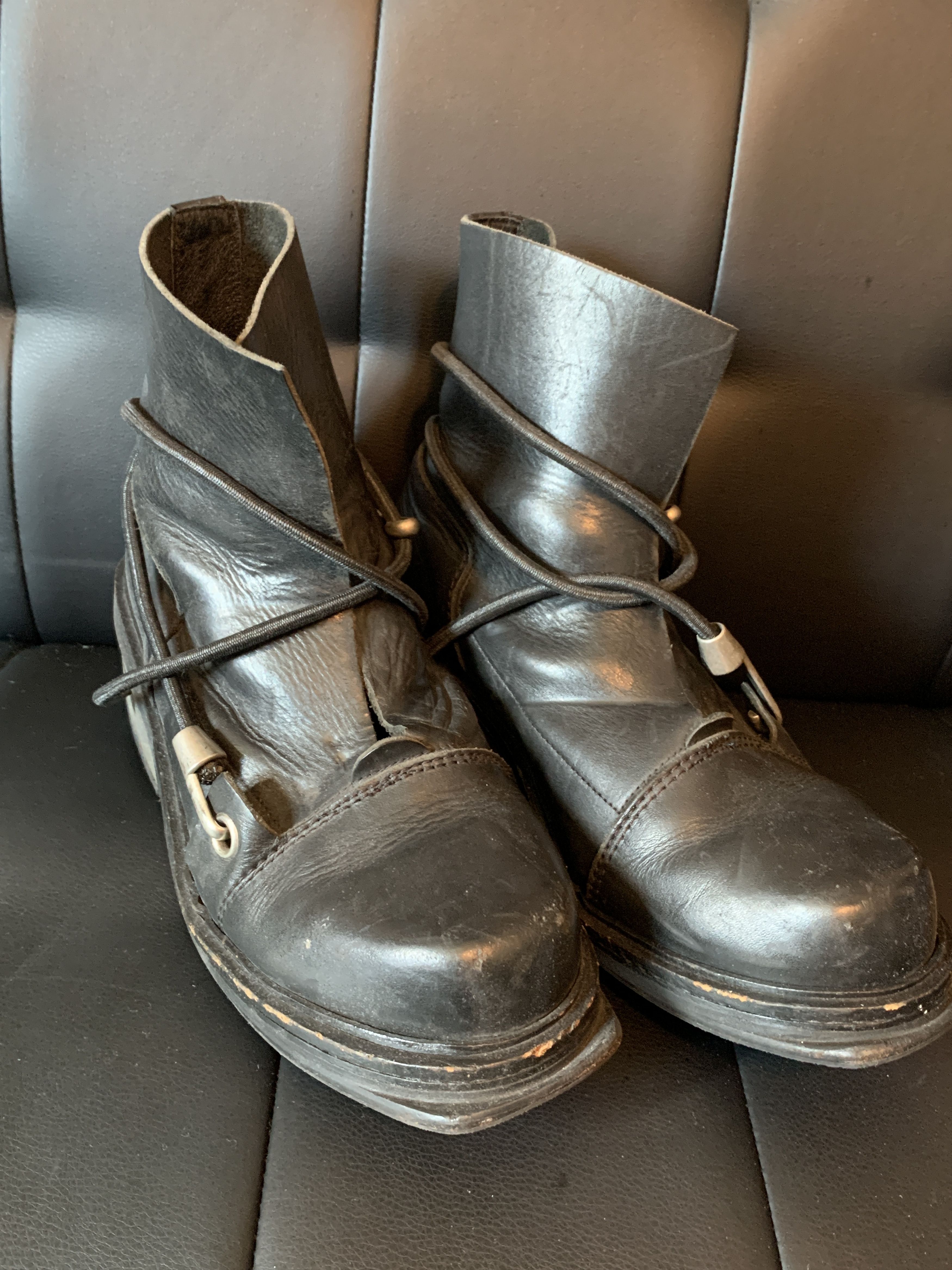 Pre-owned Dirk Bikkembergs Dirk Bikkemberg Steel Heel Shoes Bungee 