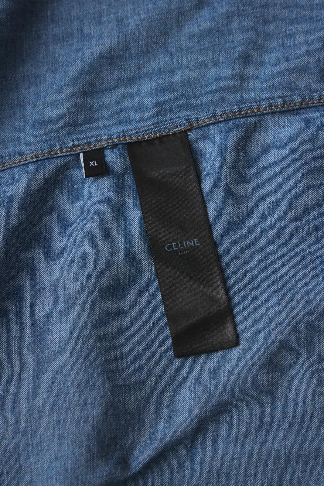 Celine CELINE Denim Western Shirt Size US XL / EU 56 / 4 - 10 Thumbnail