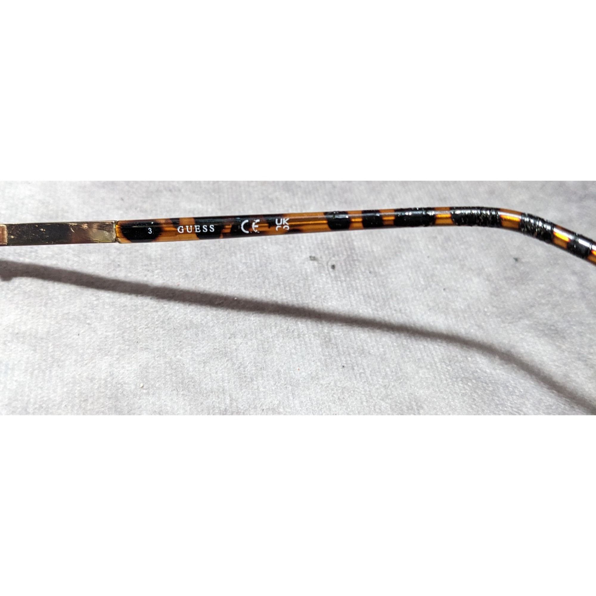 Guess Guess GF0295 Gold Tortoise Aviator Sunglasses Size ONE SIZE - 7 Thumbnail
