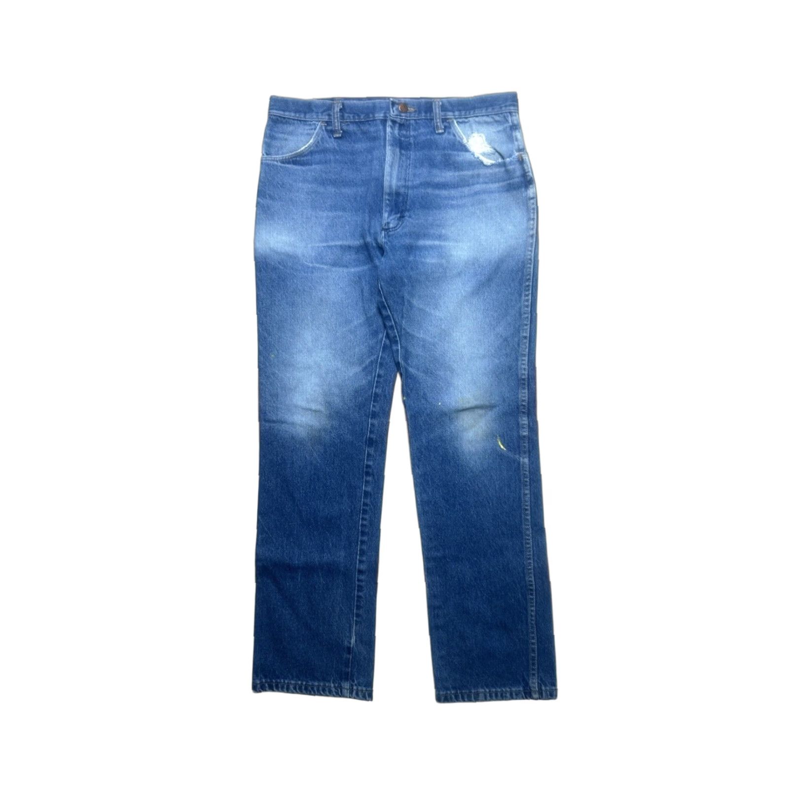 Denime VINTAGE Rustler Denim Jeans Straight USA 34x31 Men Blue 70s 80s Size US 34 / EU 50 - 1 Thumbnail