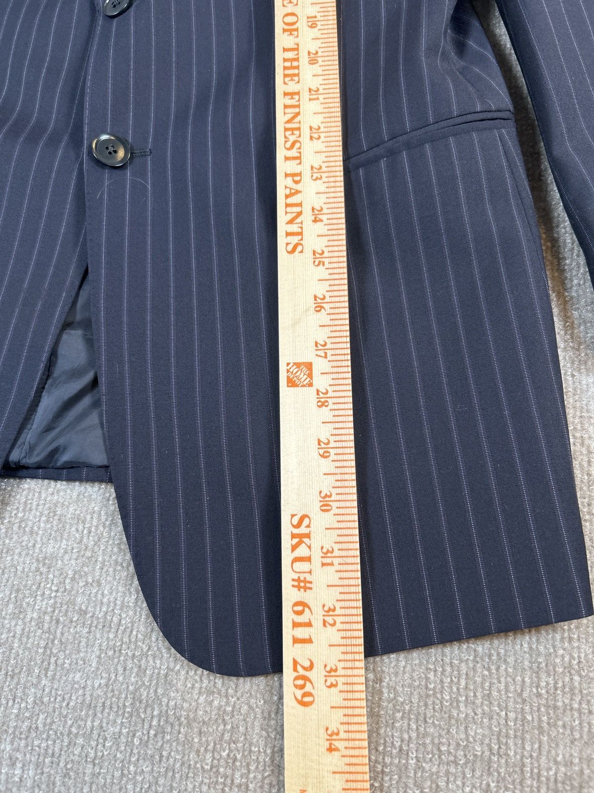 Armani Collezioni Armani Collezioni Made in Italy Pinstripe Blazer – 40R Size 40R - 9 Thumbnail