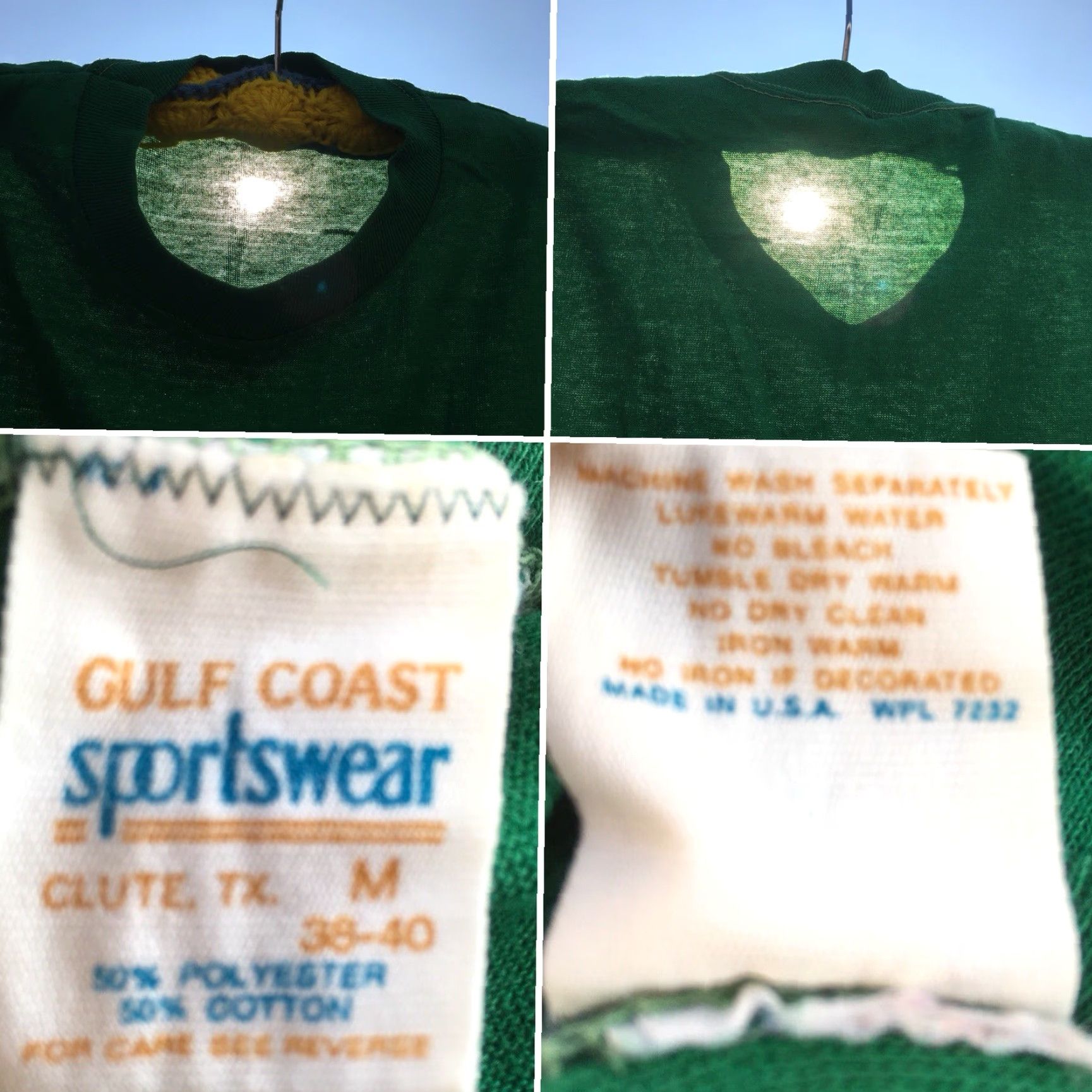 Vintage VINTAGE Gulf Coast Sportswear Prodigious Placer Paper Person/You Did What? How Many Times? M T-Shirt Green 1980s Men Graphic Tee Size US M / EU 48-50 / 2 - 3 Thumbnail
