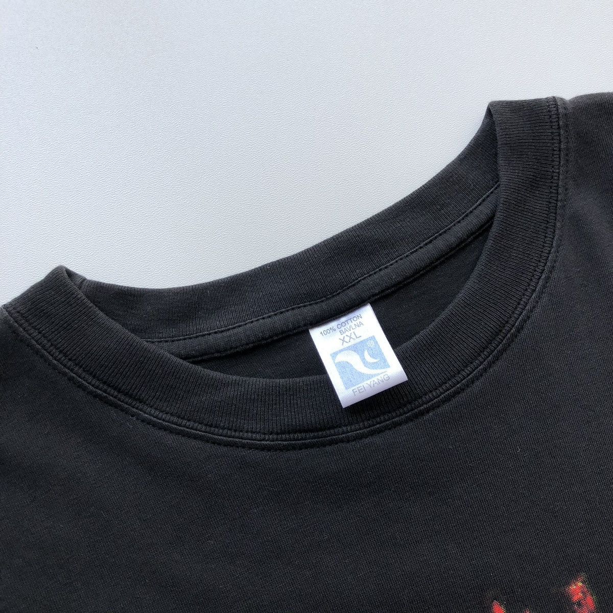 Band Tees Rammstein Early 2000’s Flame Logo Vintage T-Shirt Black Size US M / EU 48-50 / 2 - 6 Thumbnail