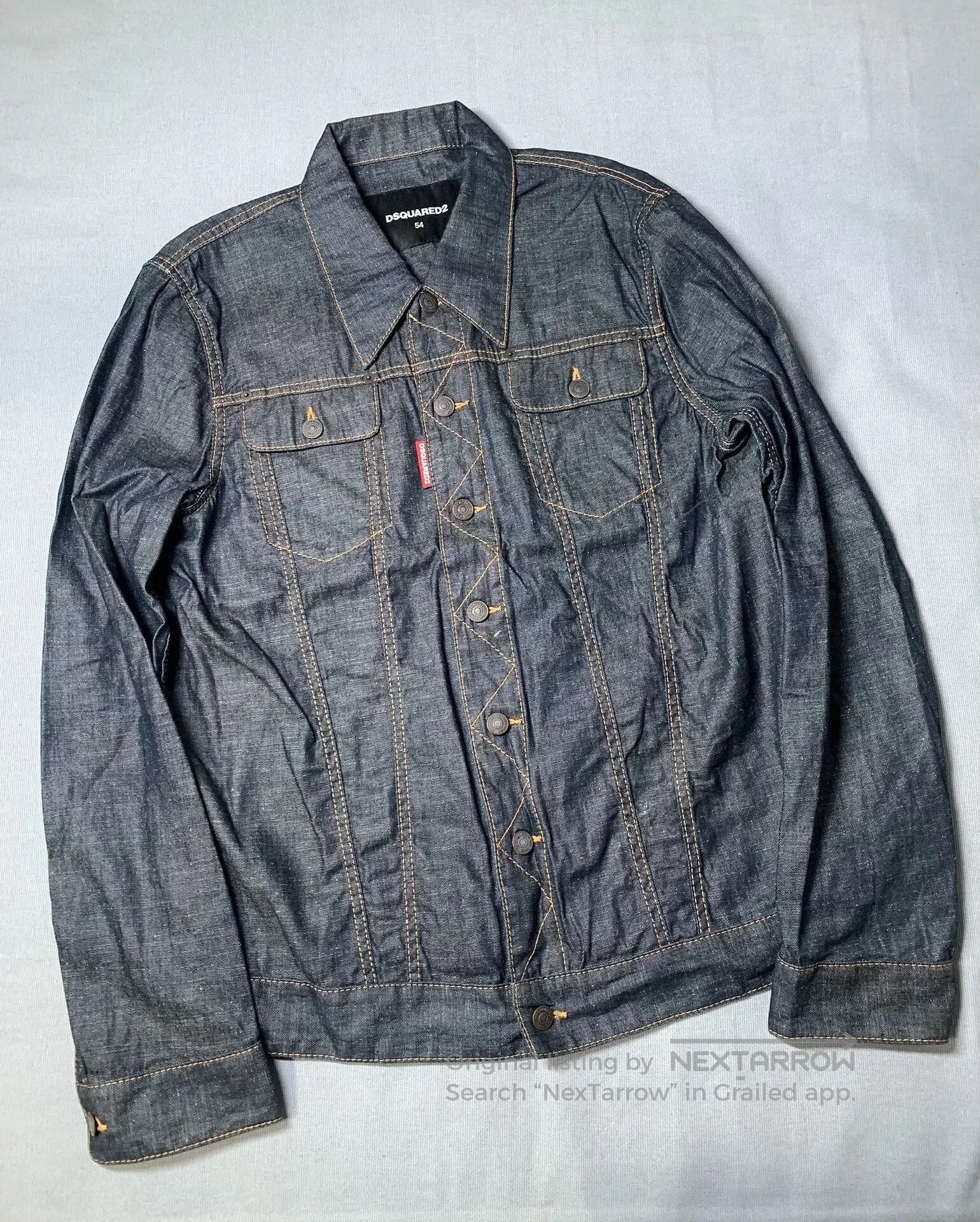 Dsquared2 Dsquared2 Distressed Denim Jacket. Size US L / EU 52-54 / 3 - 1 Thumbnail