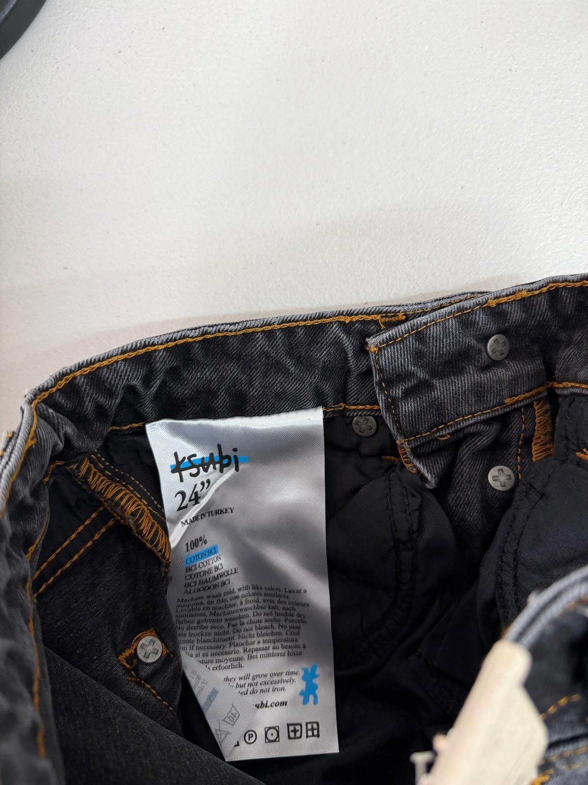 Ksubi new ksubi womens denim jeans brooklyn jean raven sliced 24 6 Size 24" / US 00 / IT 34 - 8 Thumbnail