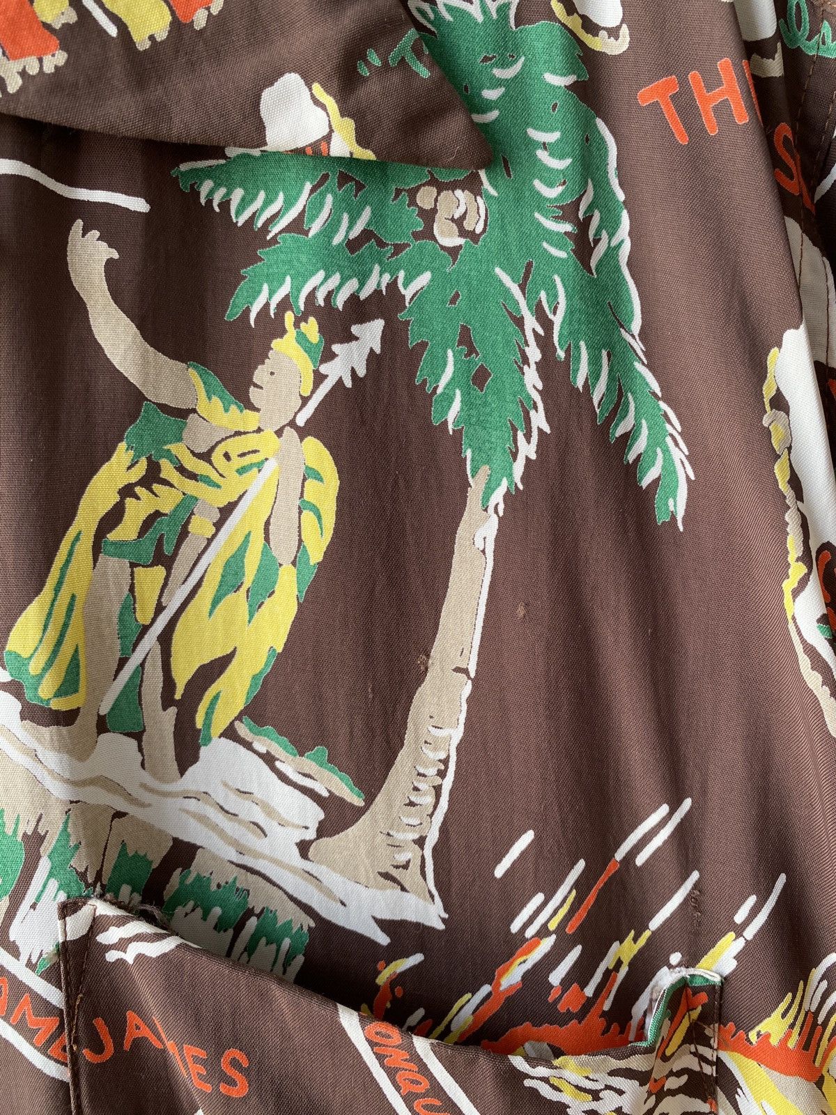 Japanese Brand × Sun Surf Allen & Hanson Brown History Of The Island Hawaiian Shirt Size US L / EU 52-54 / 3 - 11 Thumbnail