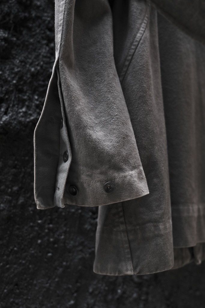 Rick Owens Drkshdw Rick Owens DRKSHDW Grey Denim Belted Coat Size US M / EU 48-50 / 2 - 5 Thumbnail