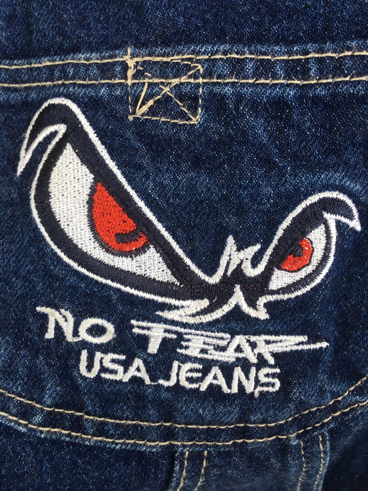 No Fear No Fear Worker Denim Embroidered Size US 28 / EU 44 - 10 Thumbnail