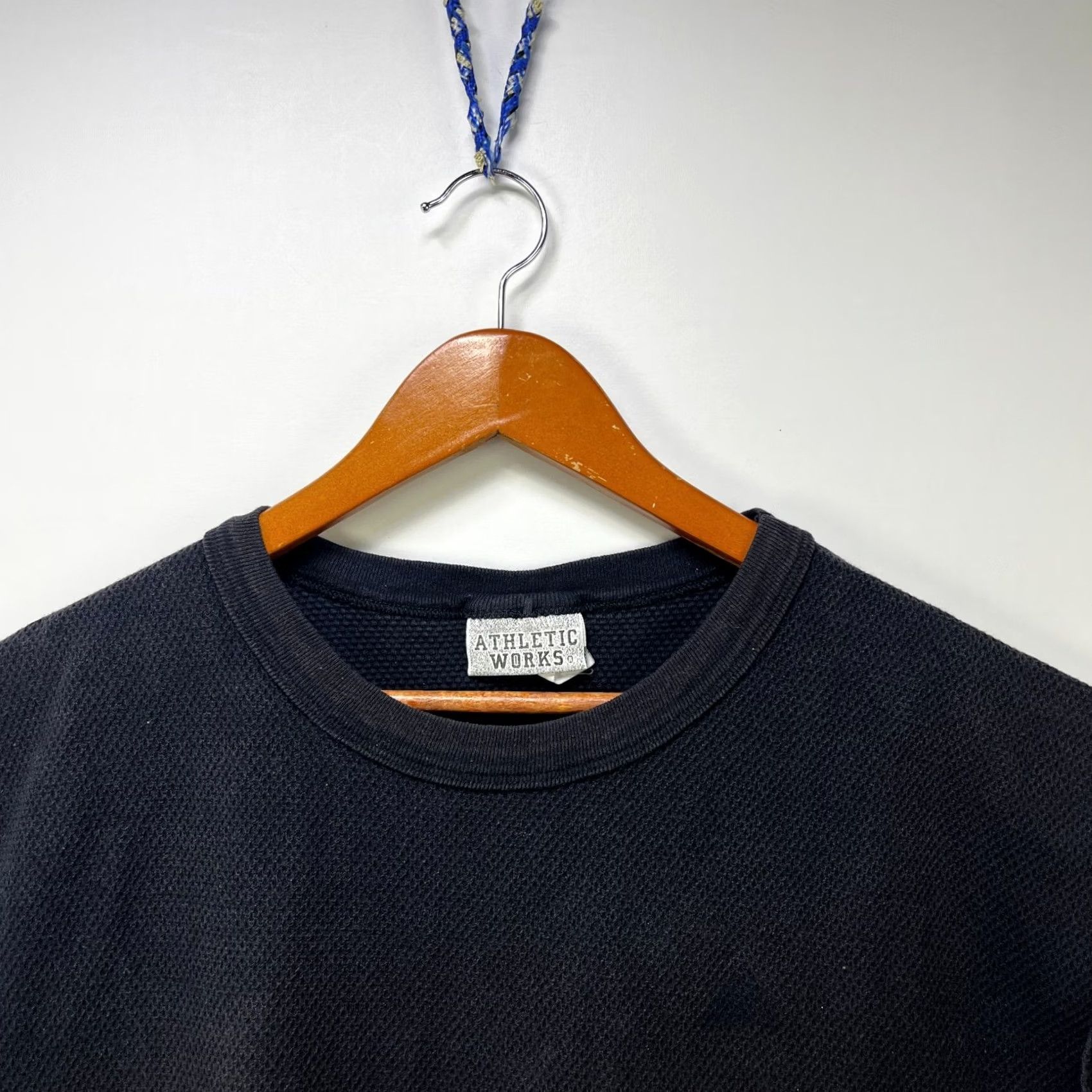 Vintage VINTAGE 90s Hanes Beefy-T T-Shirt Black 2XL Cotton Thermal Pockets Logo USA Mens Size US XXL / EU 58 / 5 - 3 Thumbnail