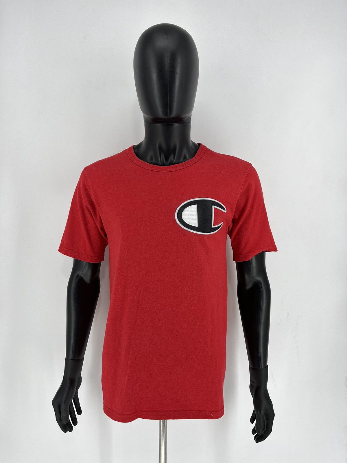 Champion Vintage Y2K Champion Big Logo T-Shirt Streetwear Style Size US M / EU 48-50 / 2 - 2 Thumbnail