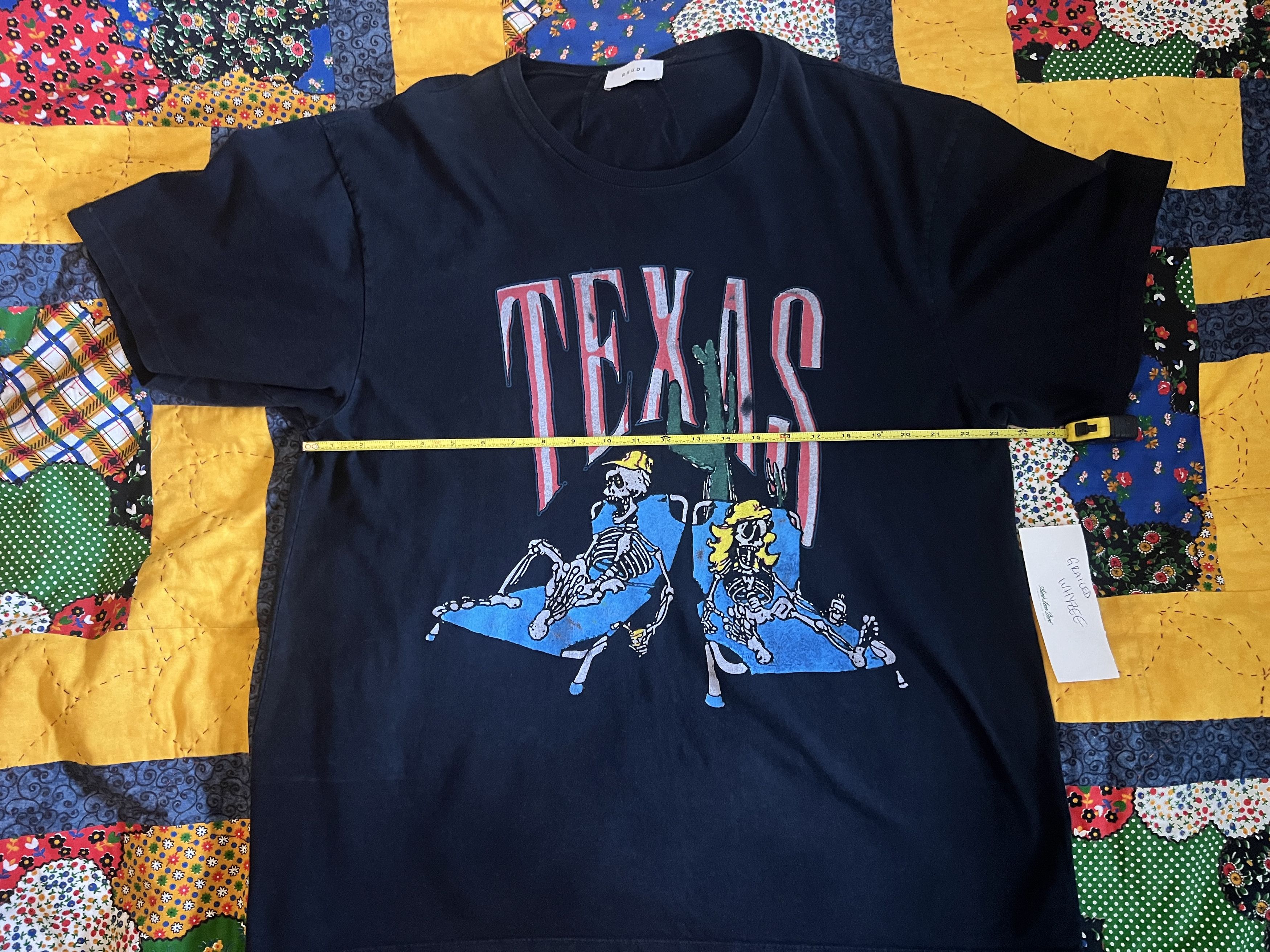 Rhude XL | Rhude "Texas - Don't Cry Girls" T-Shirt Size US XL / EU 56 / 4 - 2 Thumbnail