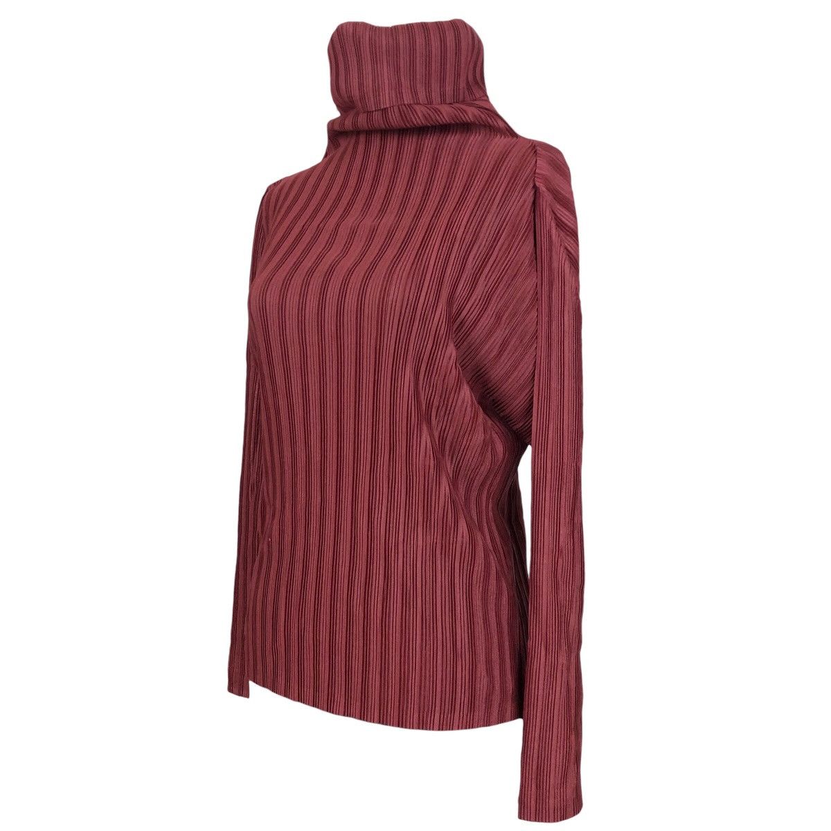 Issey Miyake Vintage Pleats Please Issey Miyake Turtleneck Pleated Top Size S / US 4 / IT 40 - 1 Thumbnail