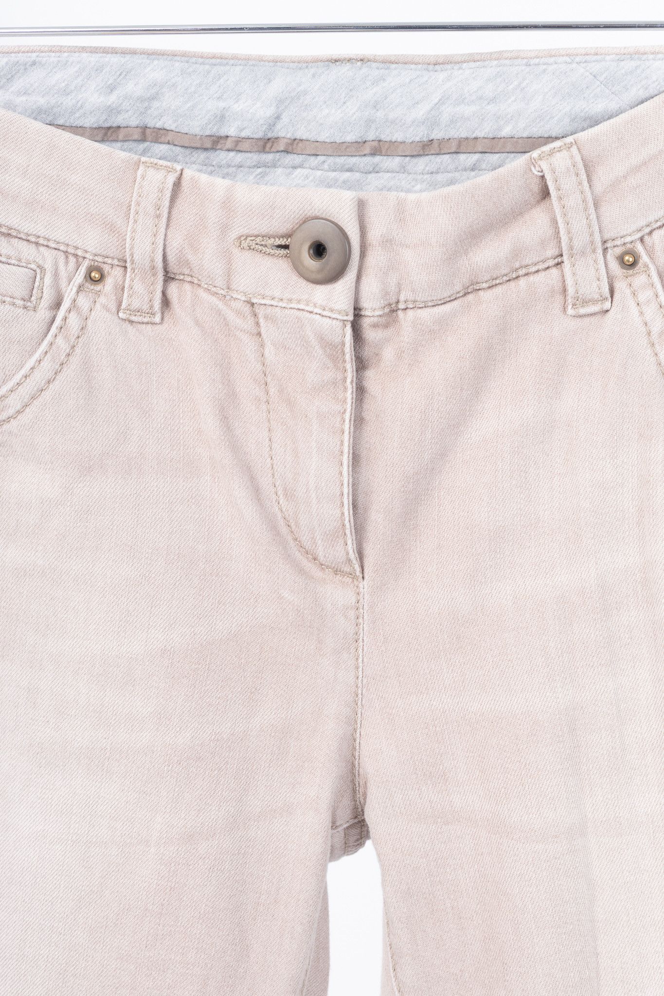 Brunello Cucinelli Brunello Cucinelli Washed Stretch-Denim Skinny Jeans Size 27" / US 4 / IT 40 - 8 Thumbnail