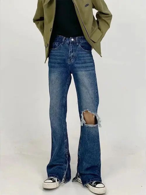 Vintage Retro punk denim pants Size US 32 / EU 48 - 3 Thumbnail
