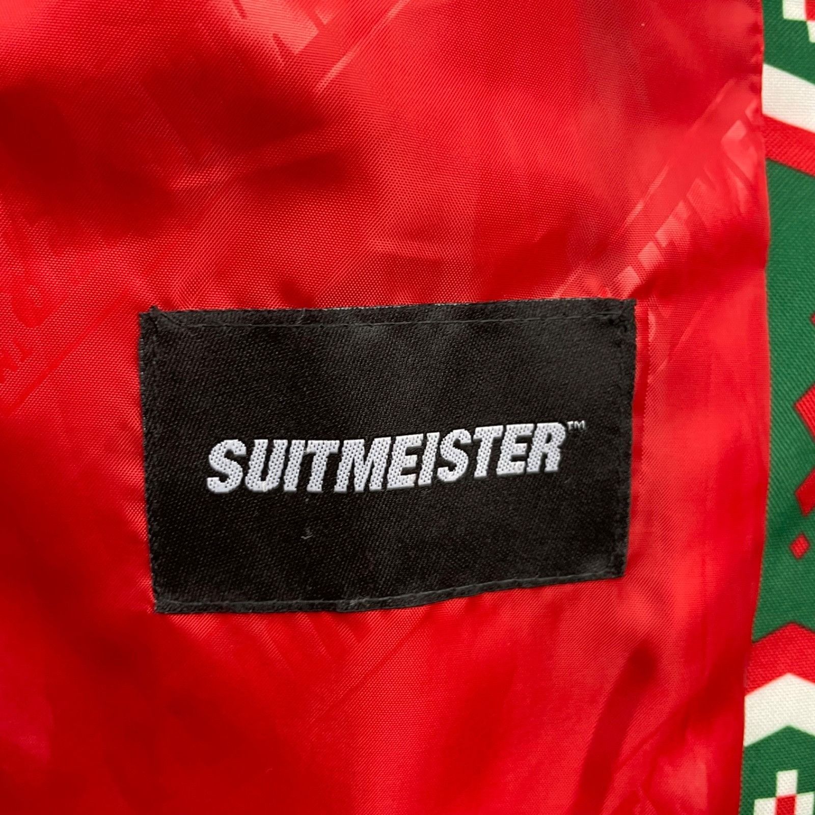 Other Suitmeister Men's Ugly Christmas Blazer Red/White/Green Rein Size 38R - 5 Thumbnail