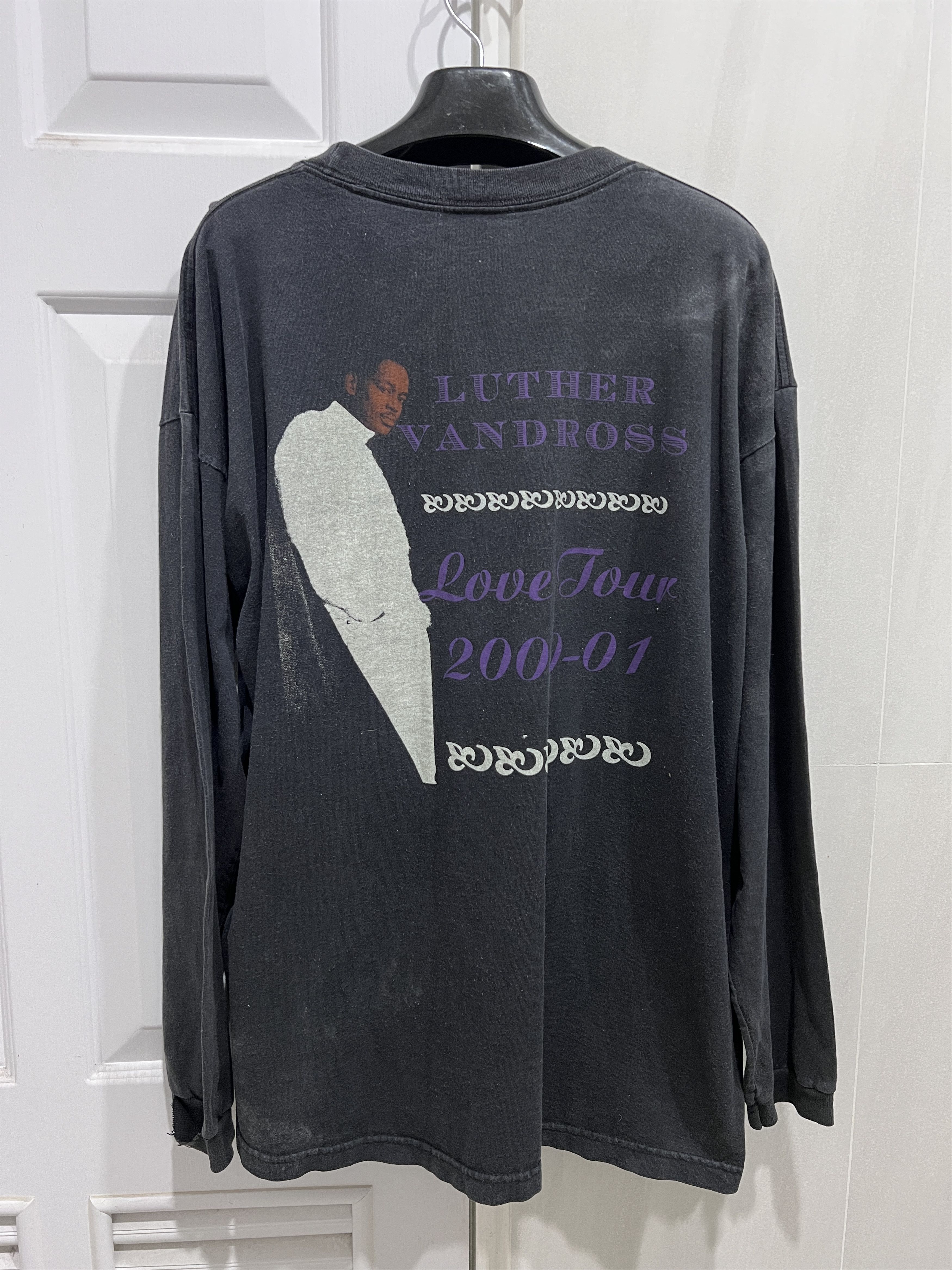 Band Tees Vintage Y2K Luther Vandross Love Tour Tee Faded Soul R&B Size US L / EU 52-54 / 3 - 3 Thumbnail