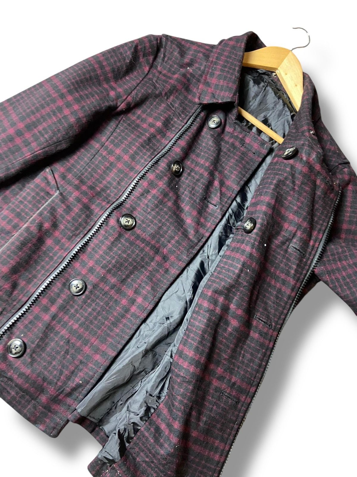 semanticdesign Semantic Design Double Breasted Checkered Jacket (151) Size US L / EU 52-54 / 3 - 4 Thumbnail