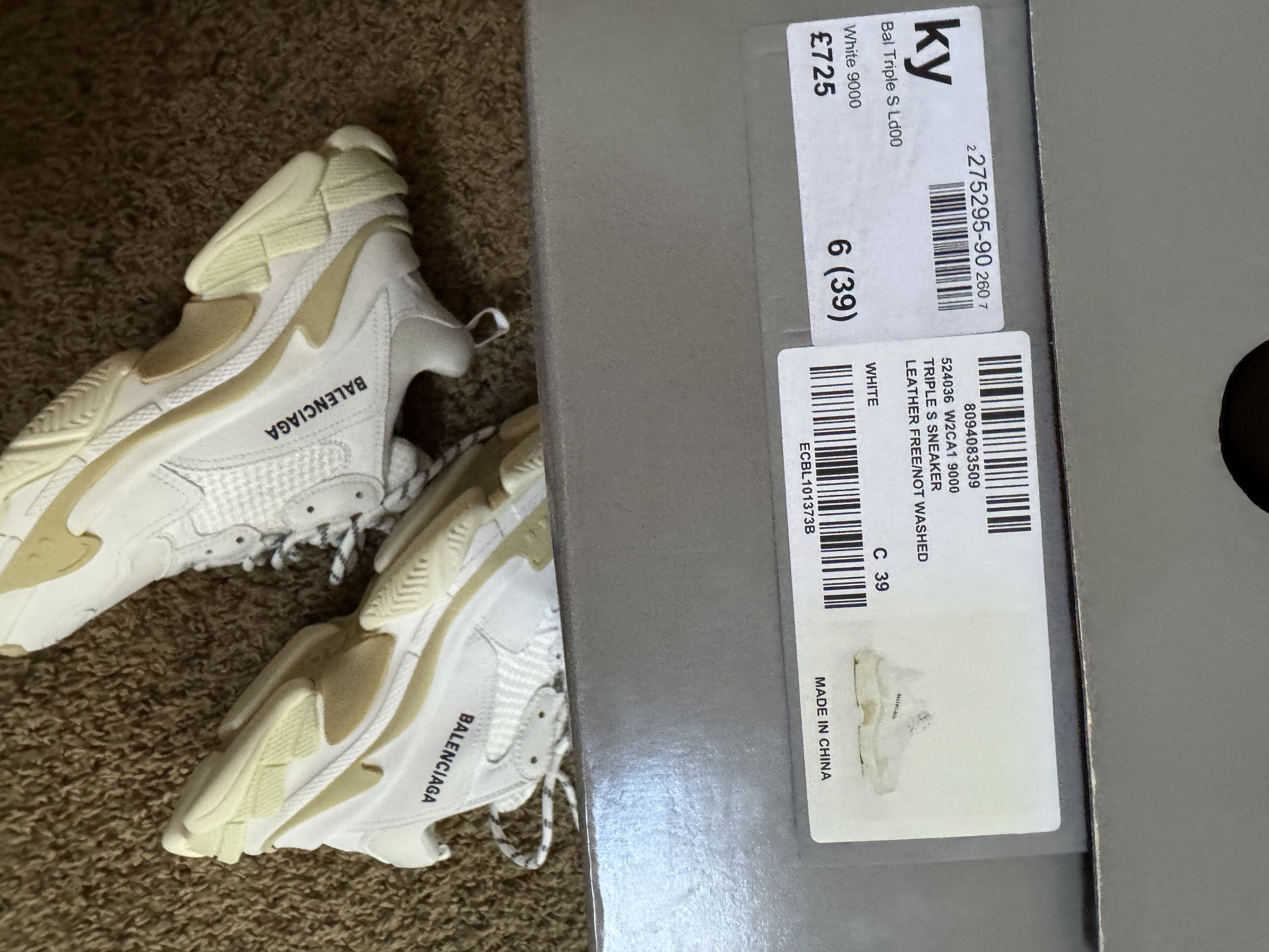 Balenciaga Triple S Sneaker Size US 6.5 / EU 39-40 - 6 Thumbnail