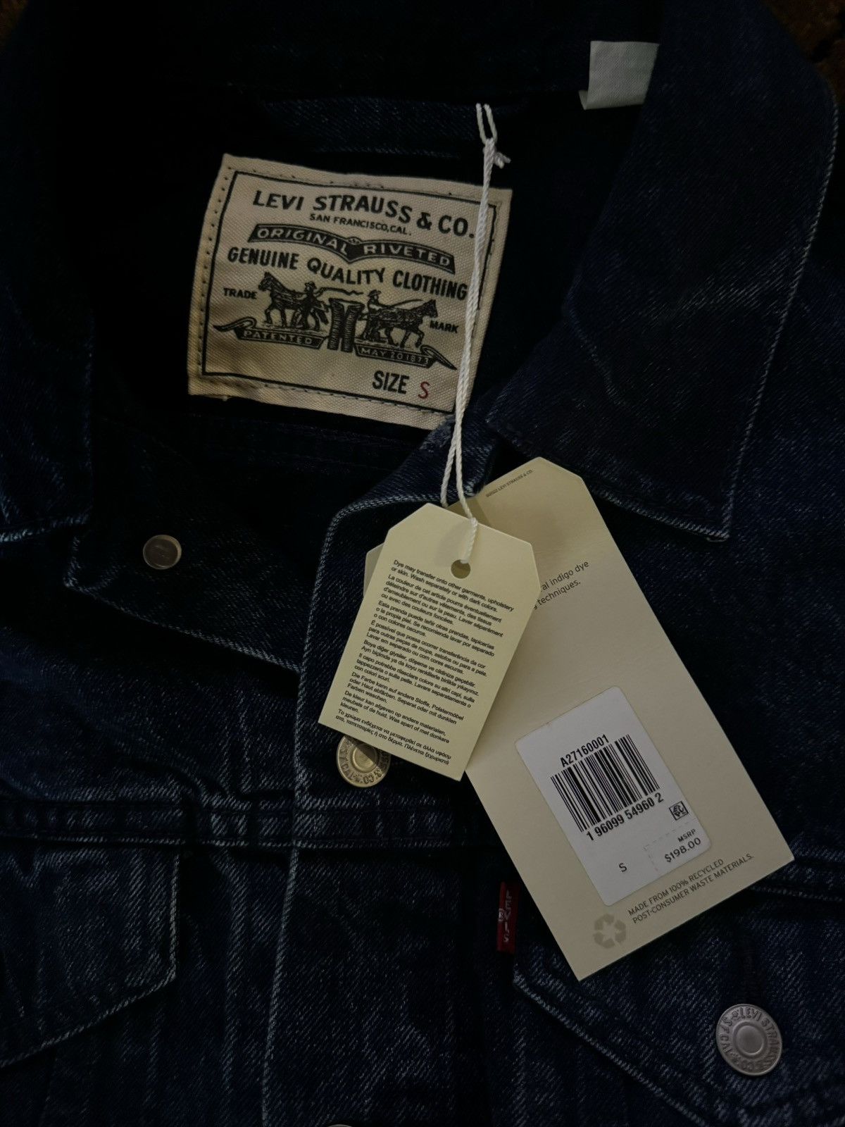 Levi's × Vintage Levi’s premium trucker jacket wellthread edition Size US S / EU 44-46 / 1 - 4 Thumbnail