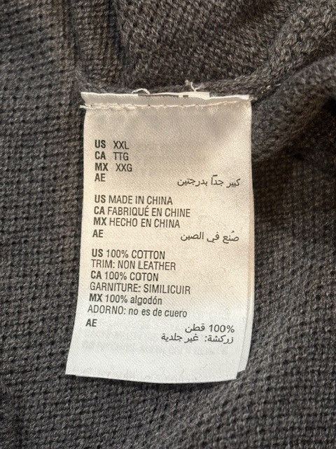 Club Room Club Room Quarter-Zip Textured Cotton Sweater Size US XXL / EU 58 / 5 - 6 Thumbnail