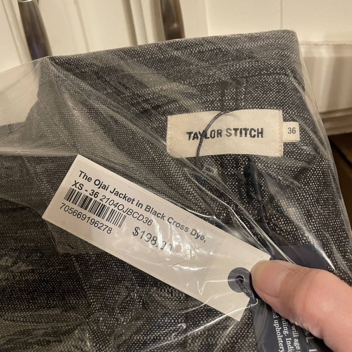 Taylor Stitch Taylor Stitch The Ojai jacket in black cross dye barn chore Size US XS / EU 42 / 0 - 8 Thumbnail