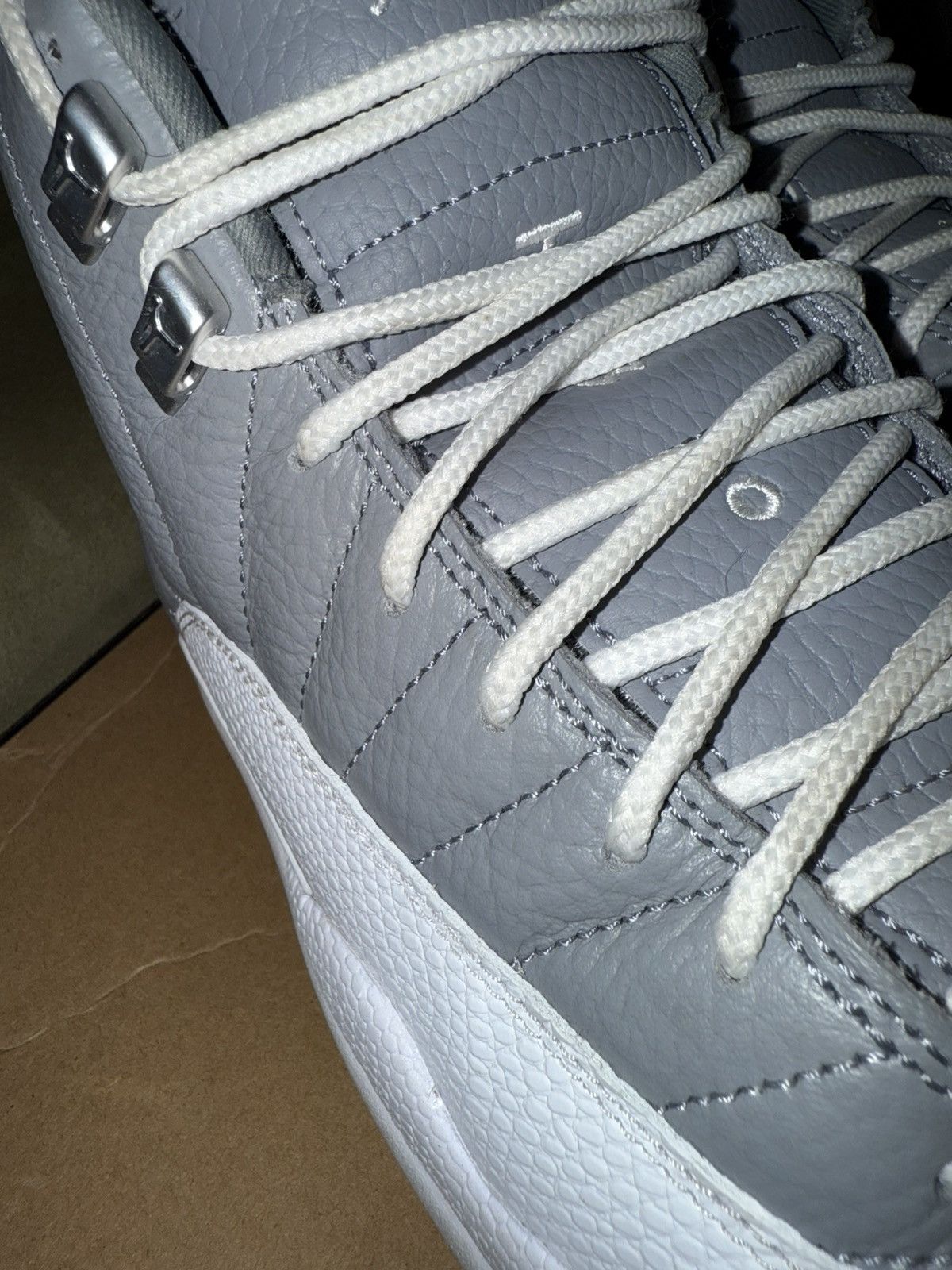 Jordan Brand Air Jordan 12 Stealth Retro cool grey OG Box size 10.5 EXC! Size US 10.5 / EU 43-44 - 22 Thumbnail