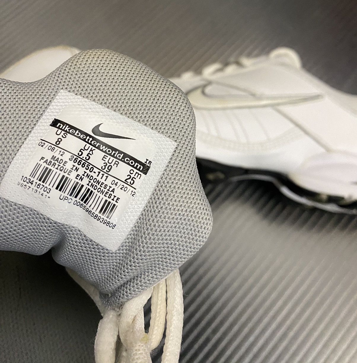 Nike Nike Air Exceed Training Sneakers White Leather 8 Size US 8 / IT 38 - 3 Thumbnail