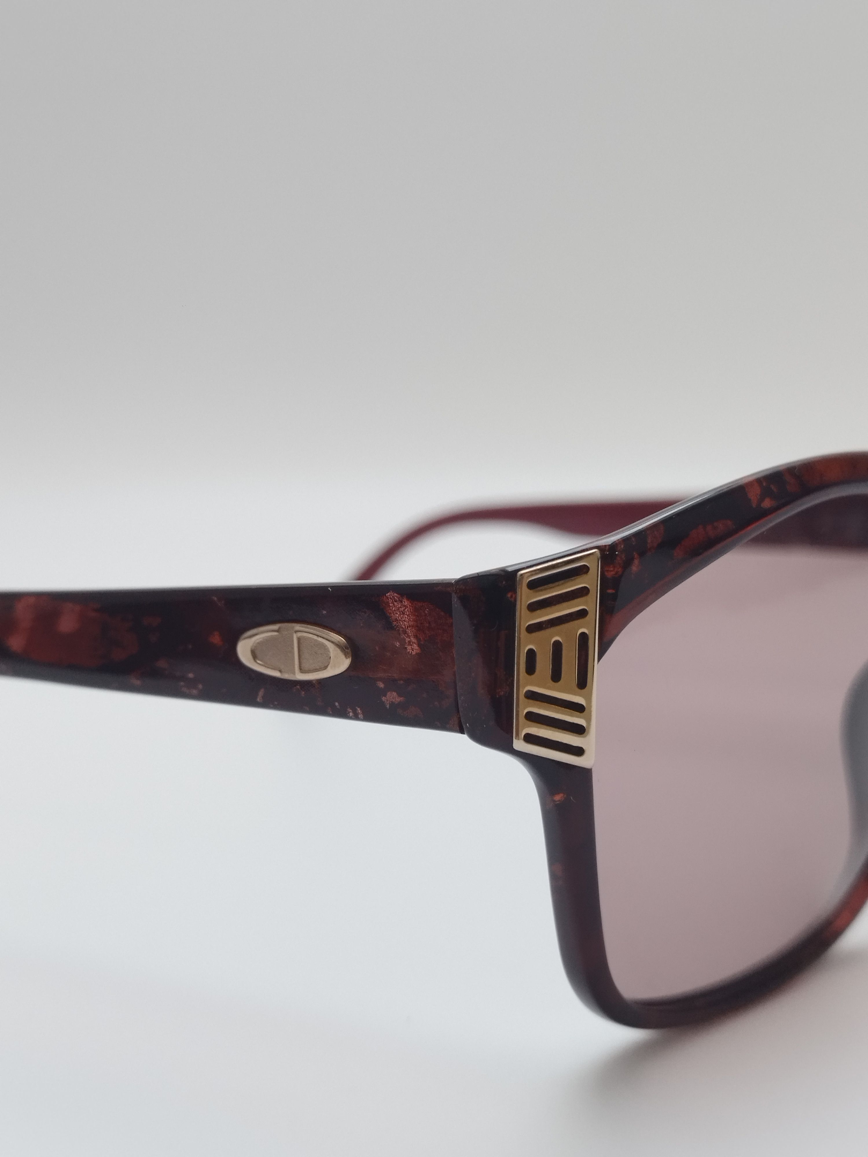 Dior Vintage 80s Christian Dior Square Sunglasses Size ONE SIZE - 4 Thumbnail